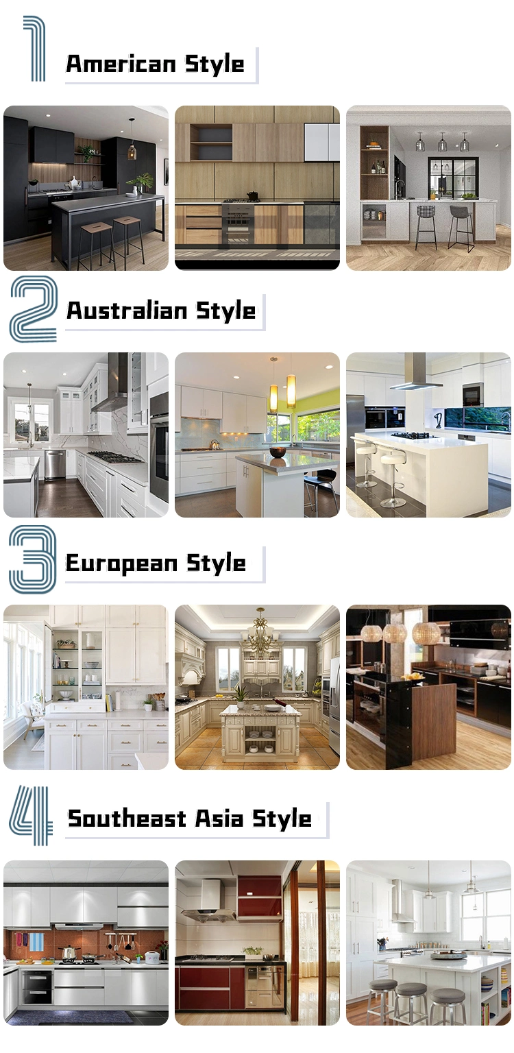 American Classic Design Customized Solid Wood Shaker Style Modular Kitchen Furniture Design2022