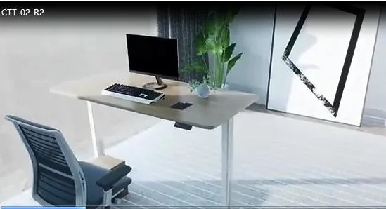 Mesa elevatória elétrica ajustável para computador de escritório inteligente para móveis domésticos