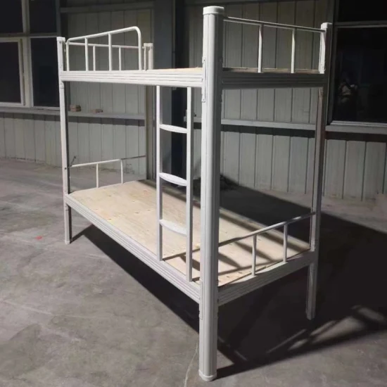 Camas em dormitório escolar beliches tipo loft para adultos cama de dois andares de metal